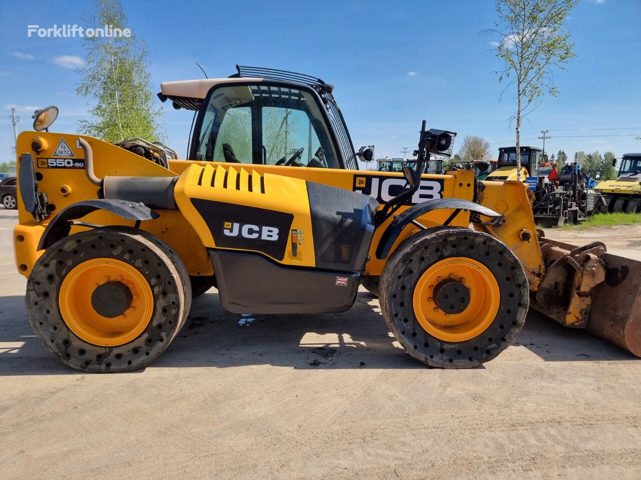 JCB 550-80WM cargadora telescópica